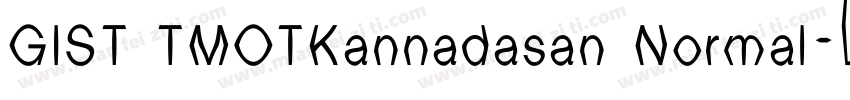 GIST TMOTKannadasan Normal字体转换